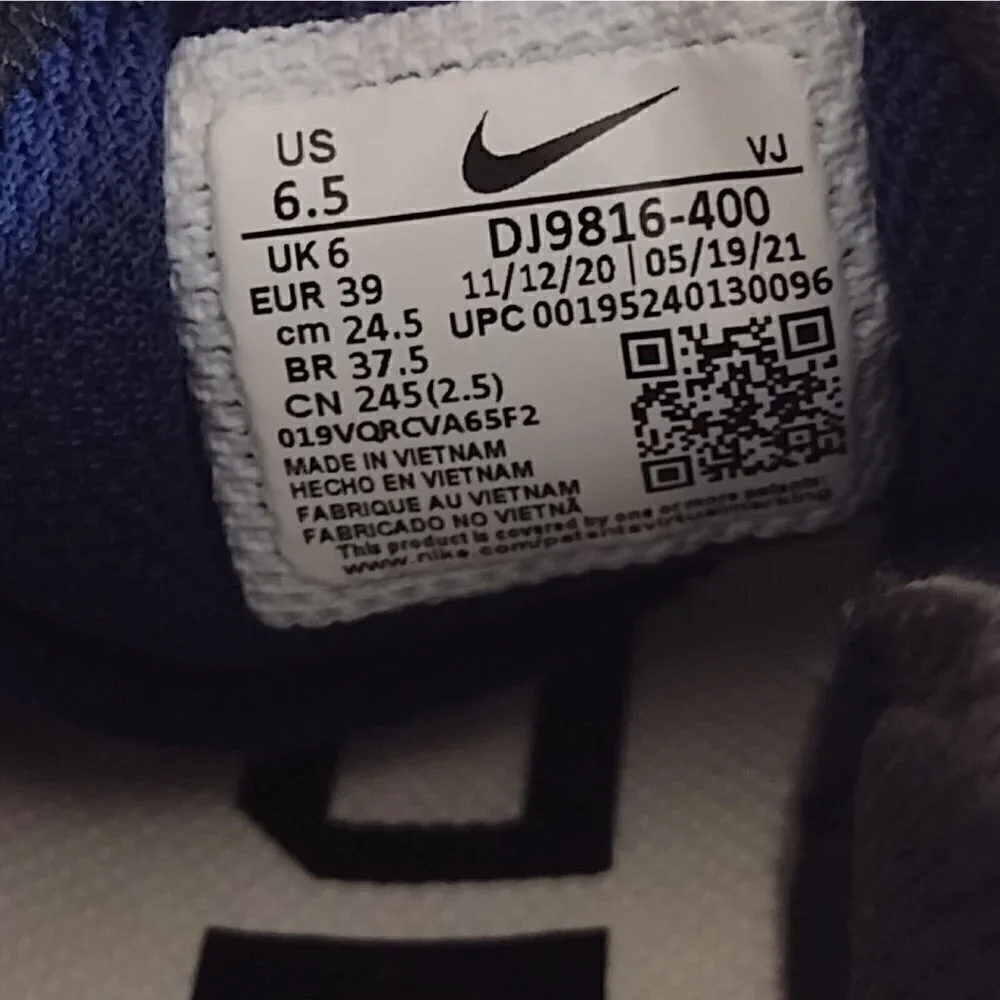 Size 6.5 - Nike Glide FlyEase Premium Blue Void 2021